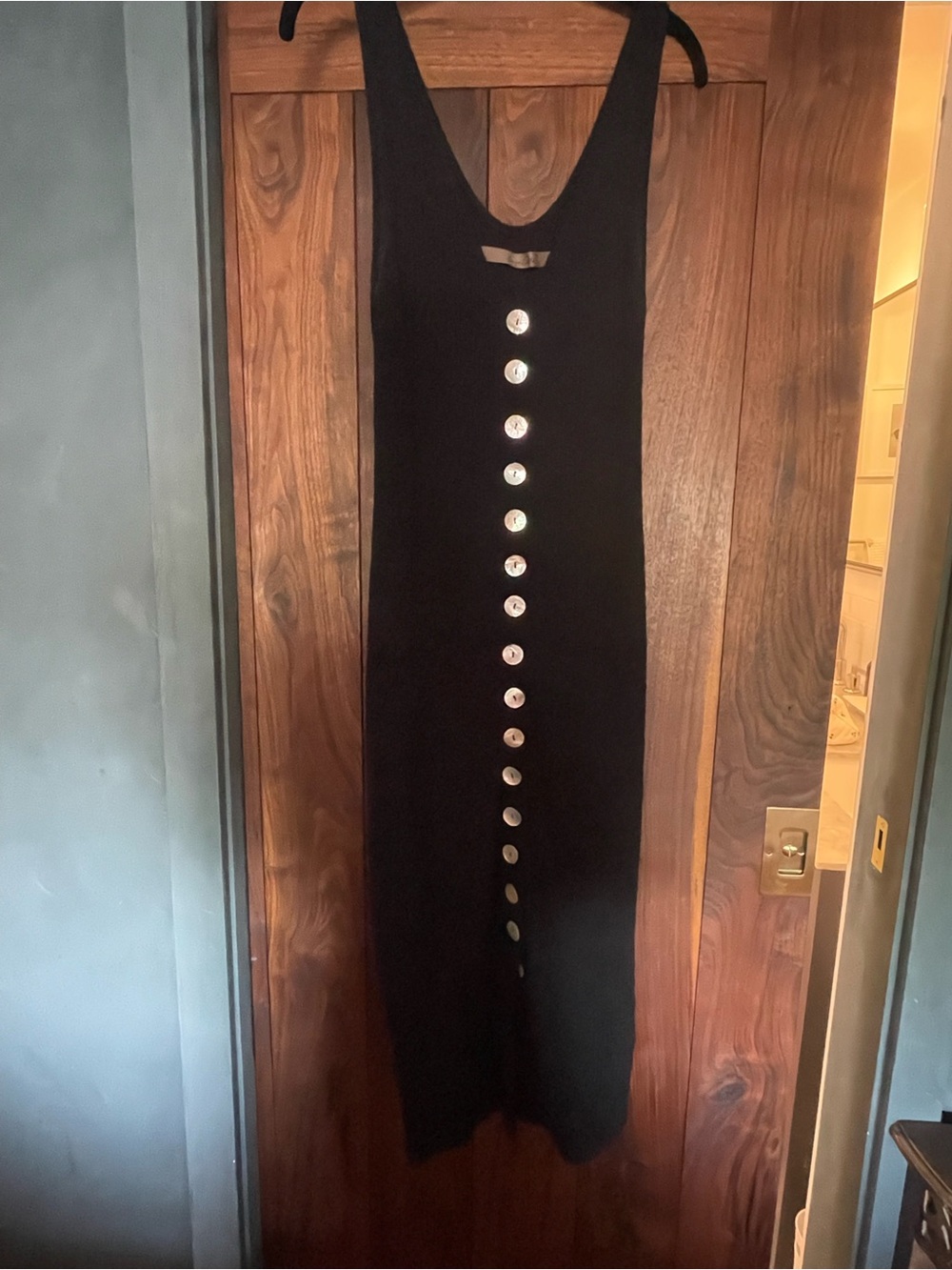 Enza Costa Terry Knit Cardigan Dress